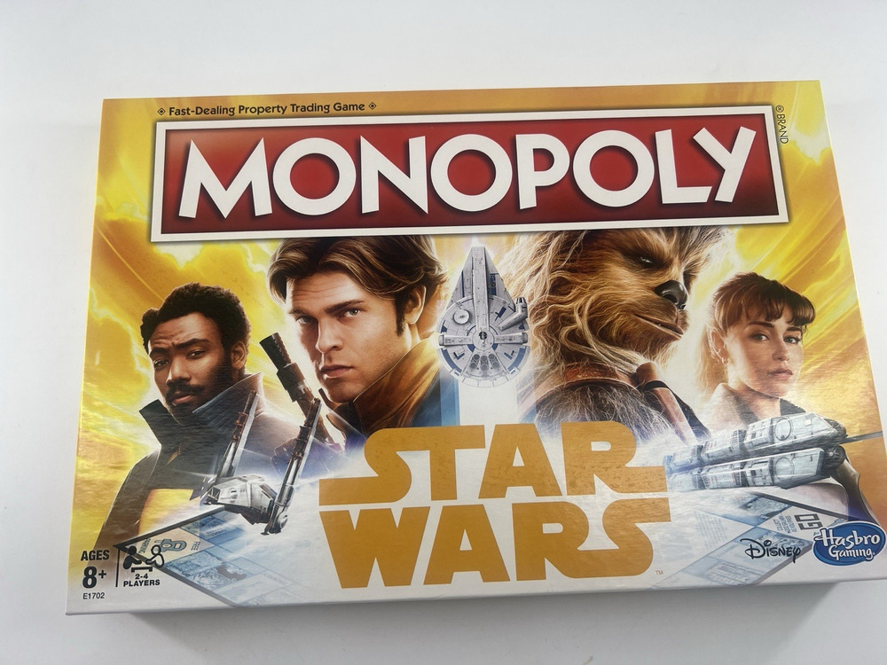 Hasbro Star Wars Monopoly Board Game Collectible Disney New